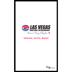 LVMS NASCAR Suite Menu <br>Feb. 2020